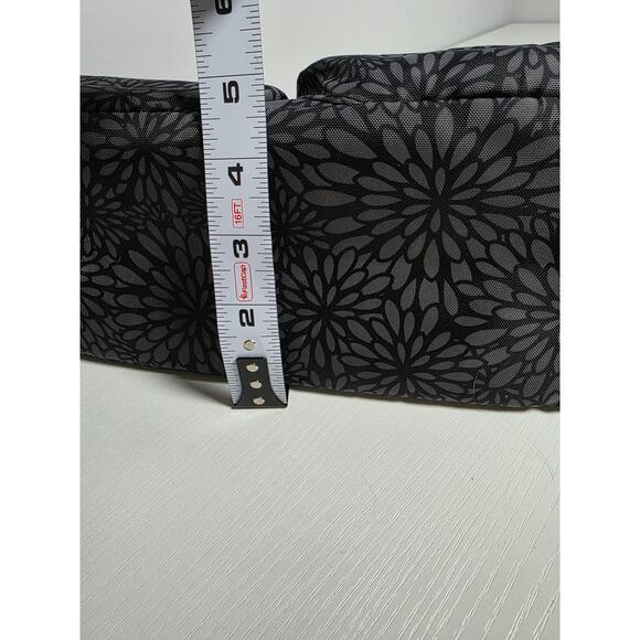 Baggallini Modern Classic Everywhere Midnight Blossom Crossbody Bag Purse Pink - Picture 9 of 11